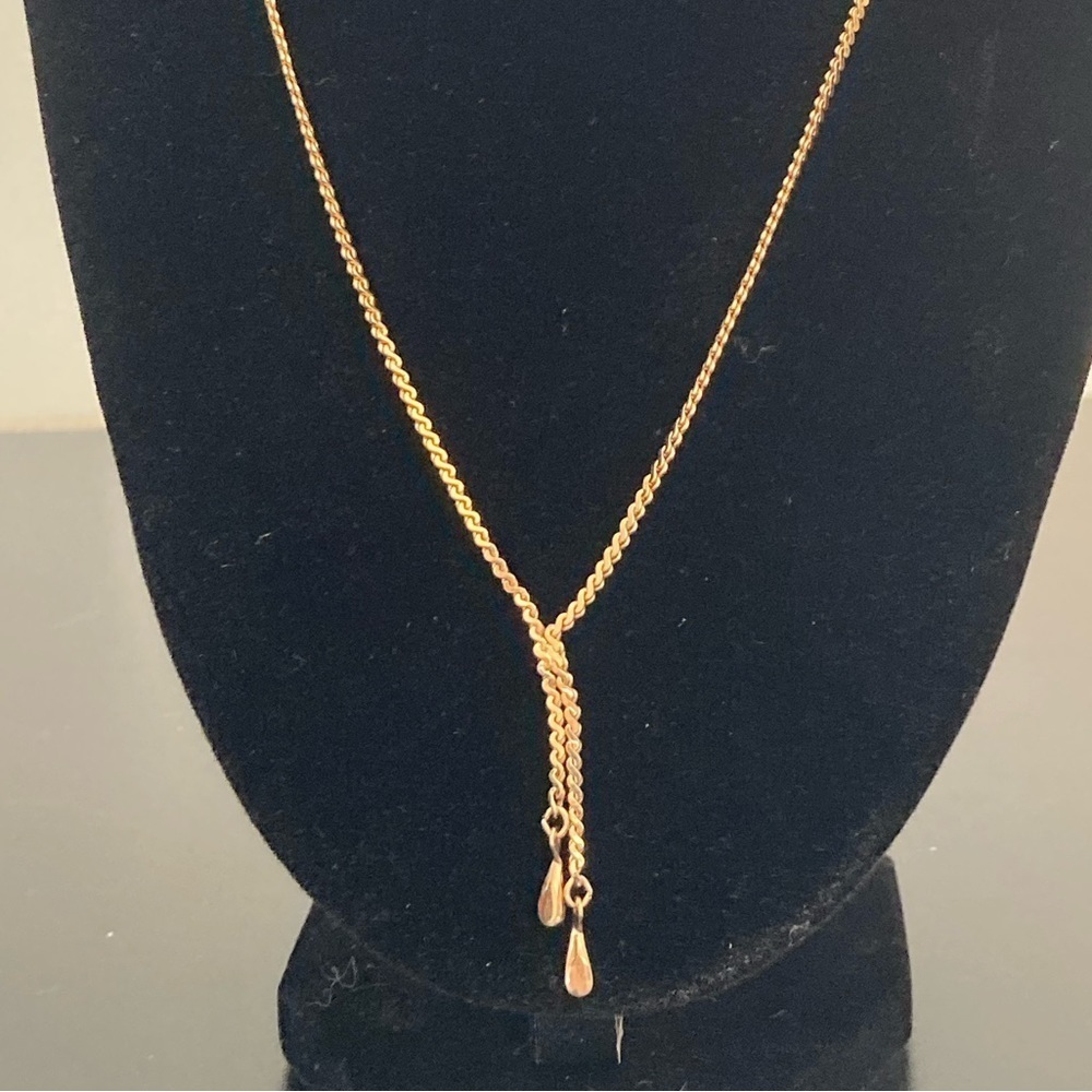 Emmons. Classic golden necklace. - Picture 2 of 3